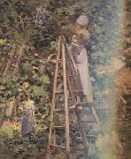 Theodore Robinson Gathering Plums (nn02) oil painting picture wholesale